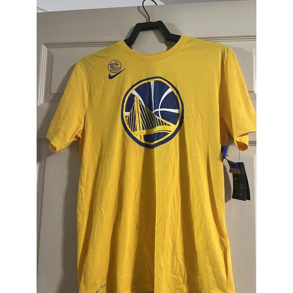 Nba Golden State Warriors Yellow Dri-Fit T-Shirt 870506-728 L